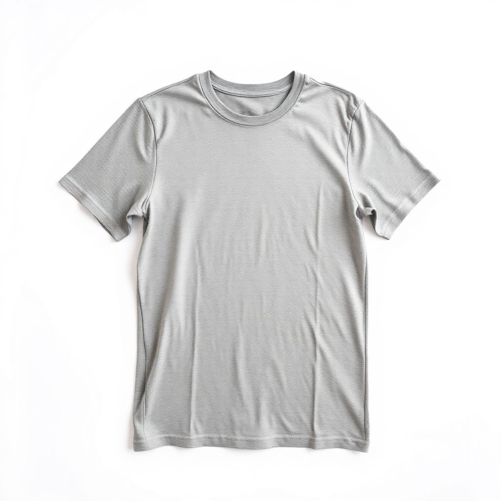 Bella + Canvas 3001 heather grey jersey tee